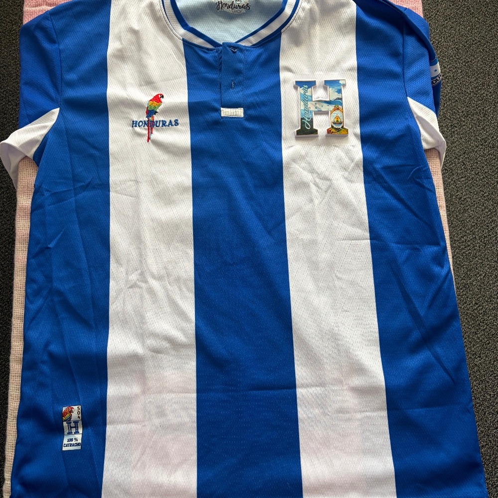 Blue and White Honduras Jersey
